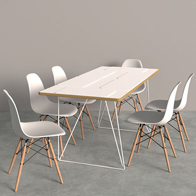 Caballetes para mesa ECO