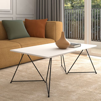 Caballetes de hierro para mesa Nómade